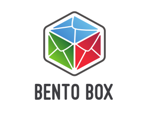 Mail Box Hexagon logo design