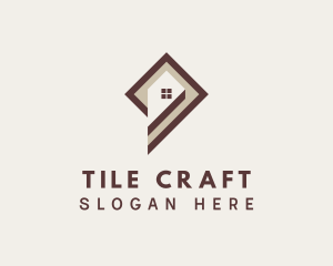 House Floor Tiling logo design