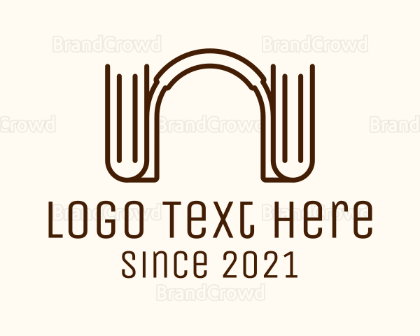 Brown Book Headphones Logo