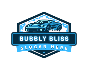 Automobile Bubble Detailing logo design