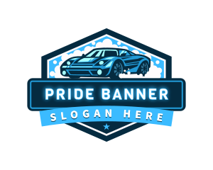 Automobile Bubble Detailing logo design