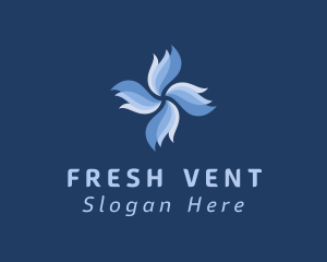 Vent - Cooling Air Conditioning logo design