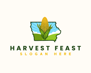 Iowa Sweet Corn Farm logo design