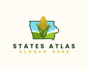 Iowa Sweet Corn Farm logo design