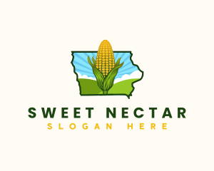 Iowa Sweet Corn Farm logo design