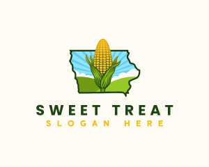 Iowa Sweet Corn Farm logo design