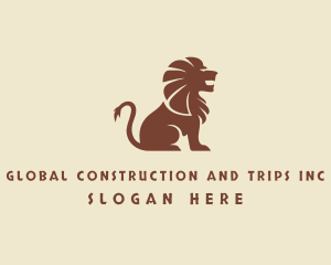Nature Conservation - Wild Safari Lion logo design
