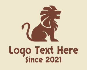 Safari Park - Wild Safari Lion logo design