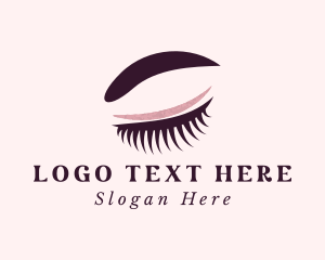 Lashes - Beauty Makeup Eyelash logo design