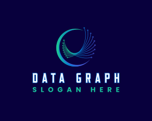 Network Data Programming logo design