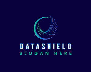 Network Data Programming logo design