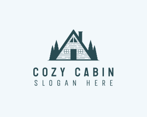 Cabin - Cabin Roof Renovation logo design