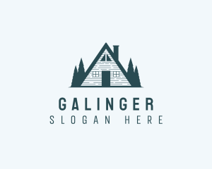 Roofing - Cabin Roof Renovation logo design