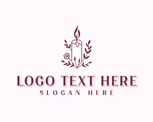 Artisanal - Organic Scented Candle logo design