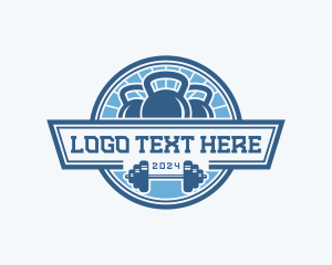 Weightlifter - Gym Weights Crossfit logo design