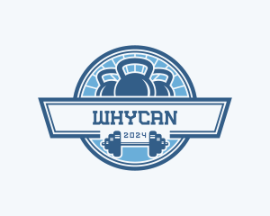 Gym Weights Crossfit Logo