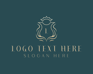 Wedding - Upscale Royalty Shield logo design