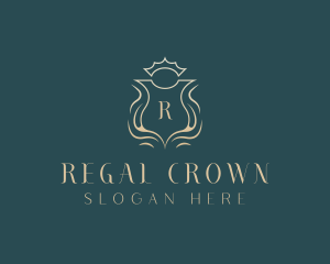 Upscale Royalty Shield logo design