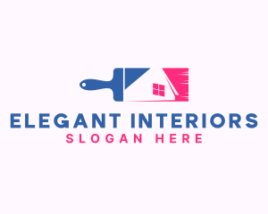 House Interior Painting logo design