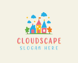 Clouds - Educational Kindergarten Daycare logo design