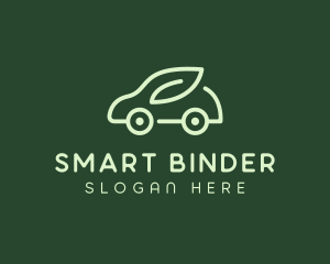 Green Eco Car logo design