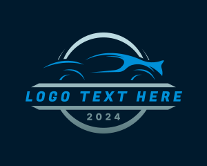 Garage - Racing Car Vehicle logo design