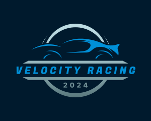 Racing Car Vehicle logo design