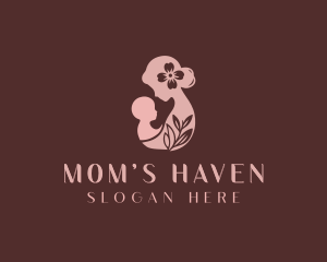 Maternity Mother Baby logo design