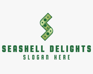 Money Cash Letter S logo design