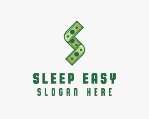 Money Cash Letter S logo design