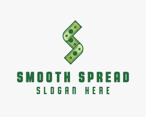 Money Cash Letter S logo design