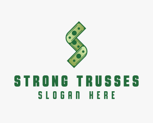 Money Cash Letter S logo design