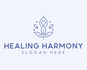 Mindfulness Yoga Healing logo design