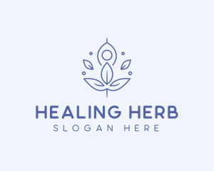 Mindfulness Yoga Healing logo design