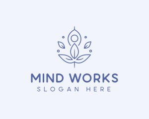 Mindfulness Yoga Healing logo design