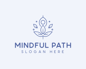 Mindfulness Yoga Healing logo design