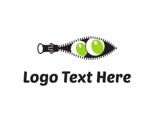 Look - Zipper Green Eyes logo design