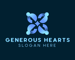 Giving - Community Care Foundation logo design