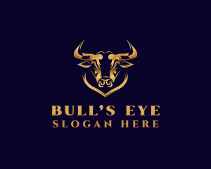 Luxury Bull Steakhouse logo design