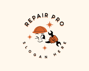 Handyman Wrench Repair logo design