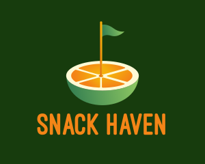 Orange Golf Course  logo design