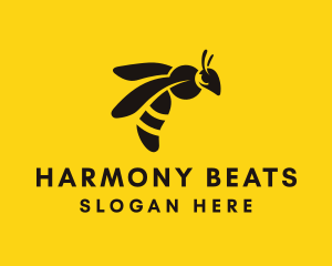 Insect - Organic Bumblebee Hive logo design