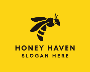 Apiculture - Organic Bumblebee Hive logo design