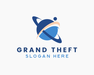 Stockholder - Planet Ring Orbit logo design