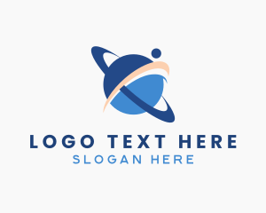 Loan - Planet Ring Orbit logo design