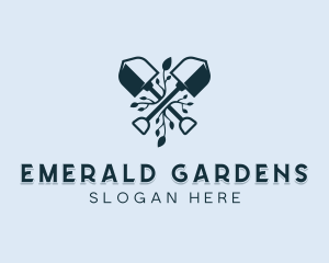 Shovel Vines Landscaping logo design