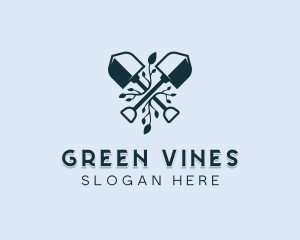 Vines - Shovel Vines Landscaping logo design