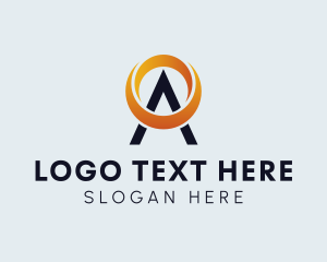 Courier - Mechanic Garage Letter A logo design