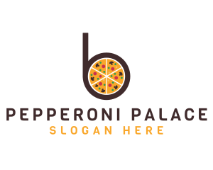 Pepperoni - Pizza Pie B logo design