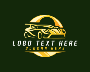 Driving - Car Luxury Detailing logo design